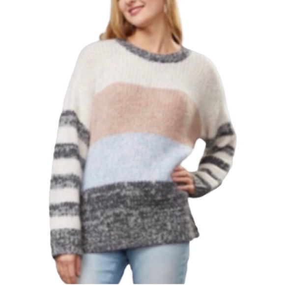 American Eagle Outfitters Sweaters - American Eagle Women's Jegging Fit Cozy Stripe Soft Chunky Knit Sweater